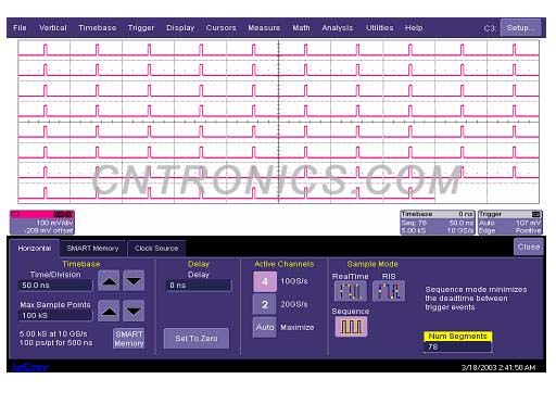 圖四 順序模式設置界面實例