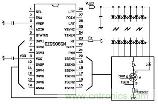 圖6:OZ9906 應用設計