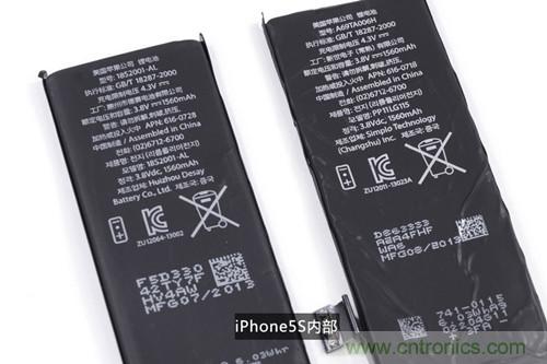 土豪金iPhone 5S拆解：內(nèi)部結(jié)構(gòu)升級(jí)，維修難度增加
