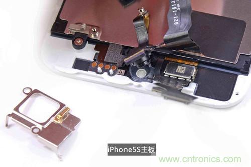 土豪金iPhone 5S拆解：內(nèi)部結(jié)構(gòu)升級(jí)，維修難度增加