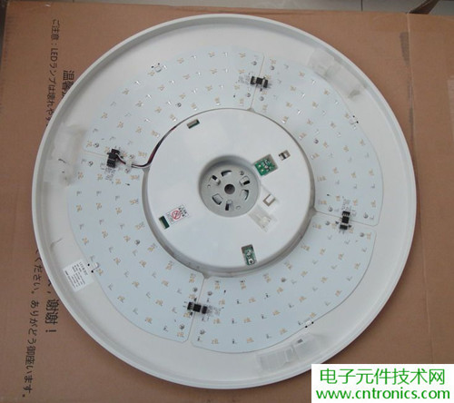 高端大氣上檔次！智能遙控調(diào)光LED吸頂燈拆解