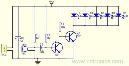 DIY:簡單自制聲控LED旋律燈