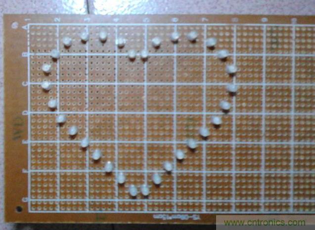 三八節(jié)將至！DIY心形LED流水燈！你們懂的~