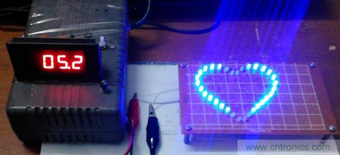 三八節(jié)將至！DIY心形LED流水燈！你們懂的~