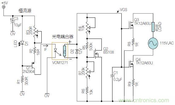 圖1:基于有源器件的線性區域進行功率控制。