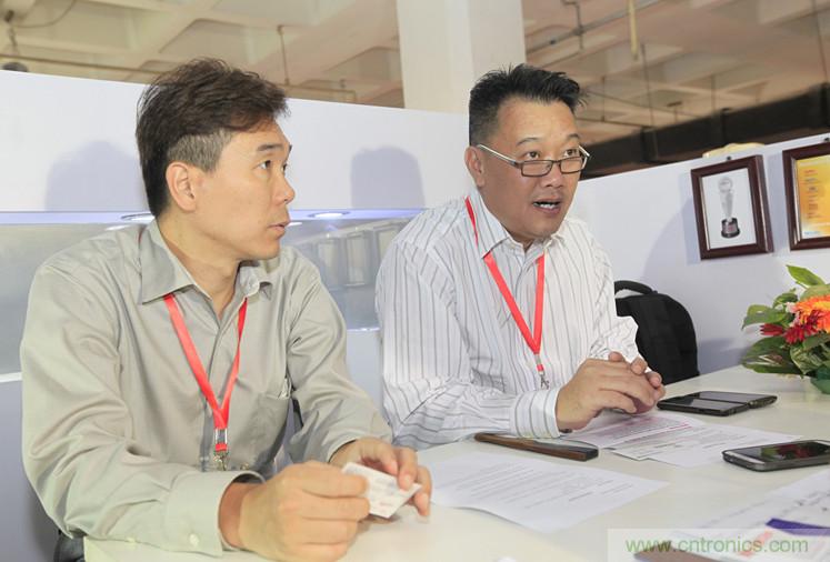 左二，Keystone亞太設計與制造總監Steven Chua