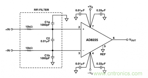 放大電路普及:射頻干擾整流誤差電路設計