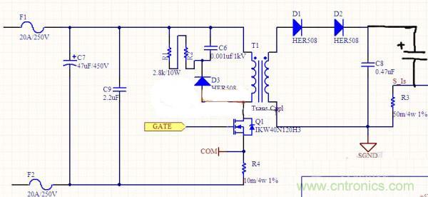 高人指點(diǎn):反激初級(jí)電流波形異常如何解決?