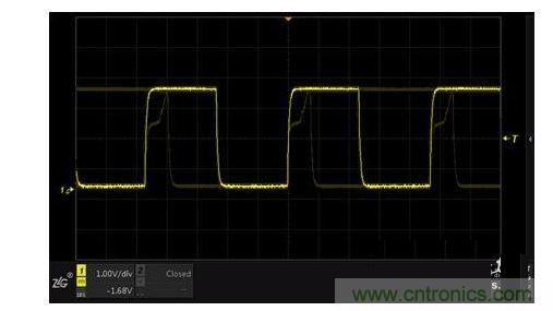 330，000wfms/s波形刷新率下觀察的波形信息