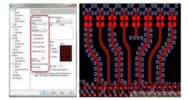PCB 設(shè)計(jì)工具如果能夠控制共面波導(dǎo)和波導(dǎo)過孔的創(chuàng)建，將有助于顯著減少設(shè)計(jì)錯(cuò)誤和縮短設(shè)計(jì)時(shí)間。