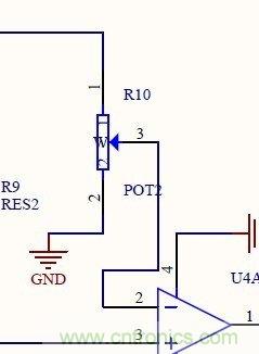 在電路中滑動阻值時，電位器的電壓會發生什么變化？
