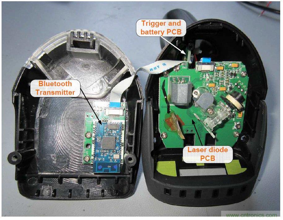 拆解45美元的藍牙無線條碼掃描槍,發(fā)現(xiàn)里面鏡中有鏡