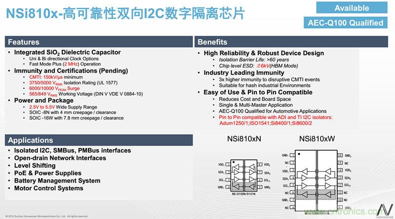納芯微:數字隔離助力新能源汽車安全隔離的新挑戰
