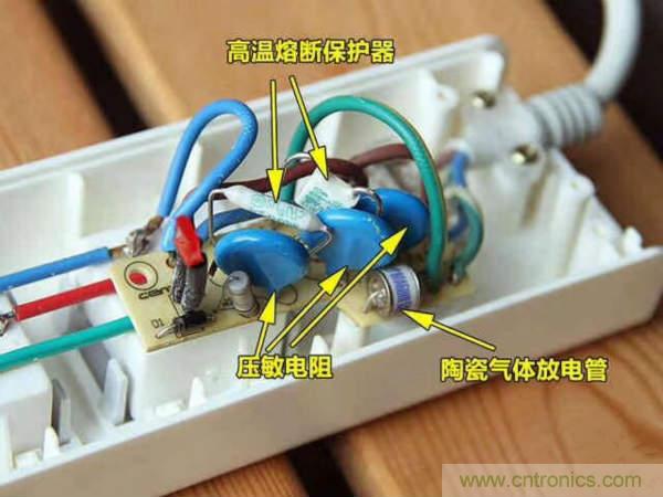 電源插座如何防雷?巧用壓敏電阻&陶瓷氣體放電管