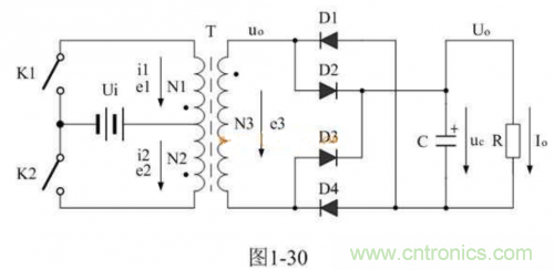詳解整流輸出推挽式變壓器開關電源工作原理 詳解整流輸出推挽式變壓器開關電源工作原理