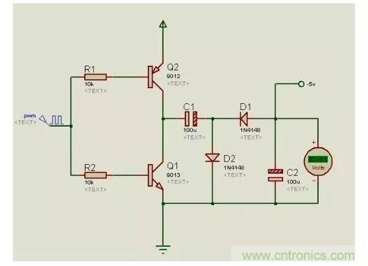 如何利用MCU的PWM產生負電壓 如何利用MCU的PWM產生負電壓