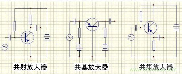 什么是共集、共基、共射放大器？如何分辨3類放大器