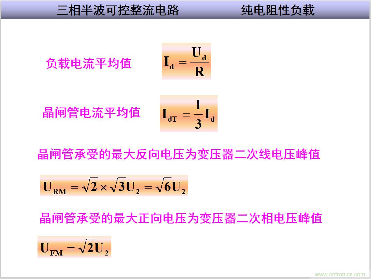 圖文講解三相整流電路的原理及計算,工程師們表示秒懂! 圖文講解三相整流電路的原理及計算,工程師們表示秒懂!
