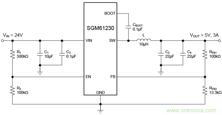 圣邦微電子同步降壓轉換器SGM61230，為抗擊極限過載而生