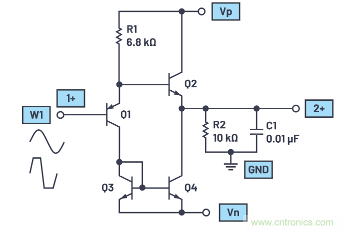 ADALM2000實驗:發射極跟隨器(BJT)
