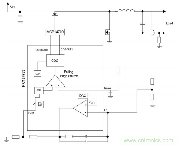 如何使用純模擬控制的降壓和升壓電源來實現輸出穩壓？