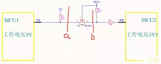 不同的電平信號的MCU如何進行串口通信?