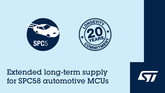 意法半導體保障SPC58汽車MCU供應20年,破解供應鏈焦慮 意法半導體保障SPC58汽車MCU供應20年,破解供應鏈焦慮