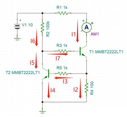 2個NPN三極管組成的恒流電路，如何工作？