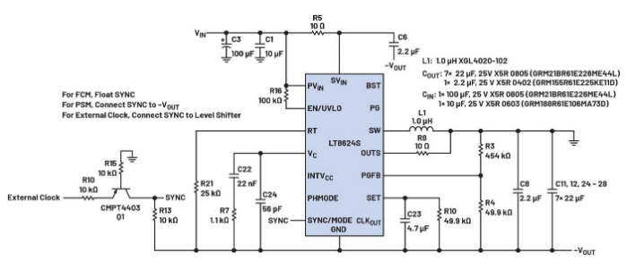 噪聲敏感負(fù)電壓軌有救了!反相降壓 - 升壓方案登場(chǎng) 噪聲敏感負(fù)電壓軌有救了!反相降壓 - 升壓方案登場(chǎng)