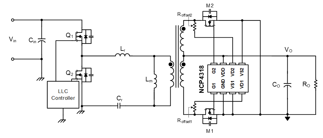 增進LLC電源轉換器同步整流與輕載控制模式兼容性的參數選擇策略