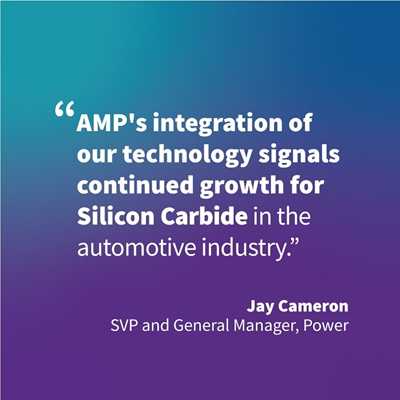 AMP 創新型電動汽車充電解決方案采用 Wolfspeed E-系列碳化硅器件 AMP 創新型電動汽車充電解決方案采用 Wolfspeed E-系列碳化硅器件