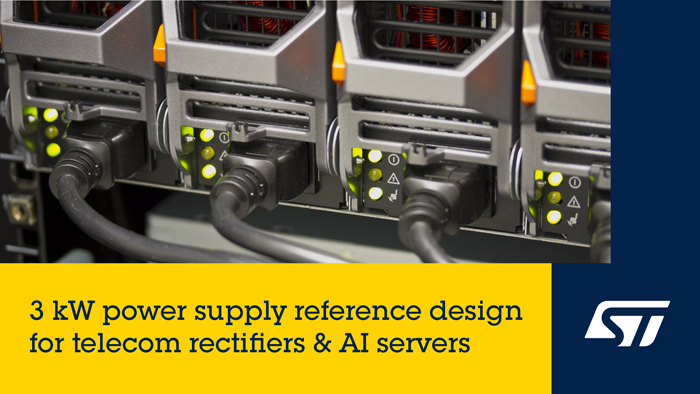 意法半導體碳化硅數位電源解決方案被肯微科技采用于服務器電源供應器設計及應用 意法半導體碳化硅數位電源解決方案被肯微科技采用于服務器電源供應器設計及應用