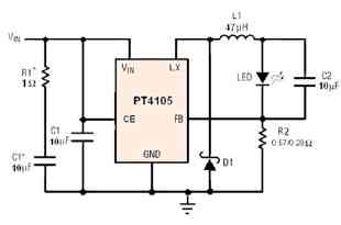 幾款低壓升壓LED驅動IC 幾款低壓升壓LED驅動IC